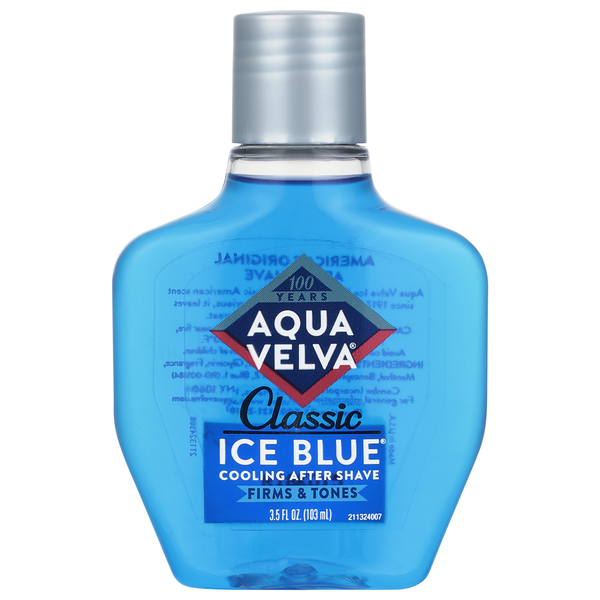 Shave Needs Aqua Velva After Shave, Cooling, Firms & Tones, Classic Ice Blue hero