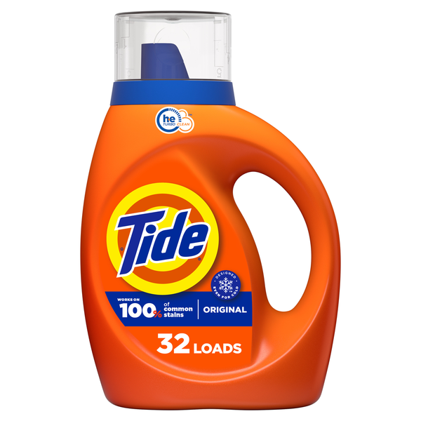 Tide Liquid Laundry Detergent, Original, 42 fl oz, 32 Loads hero