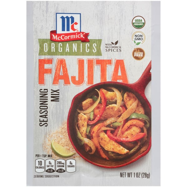 Spices & Seasonings McCormick Fajita Seasoning Mix hero