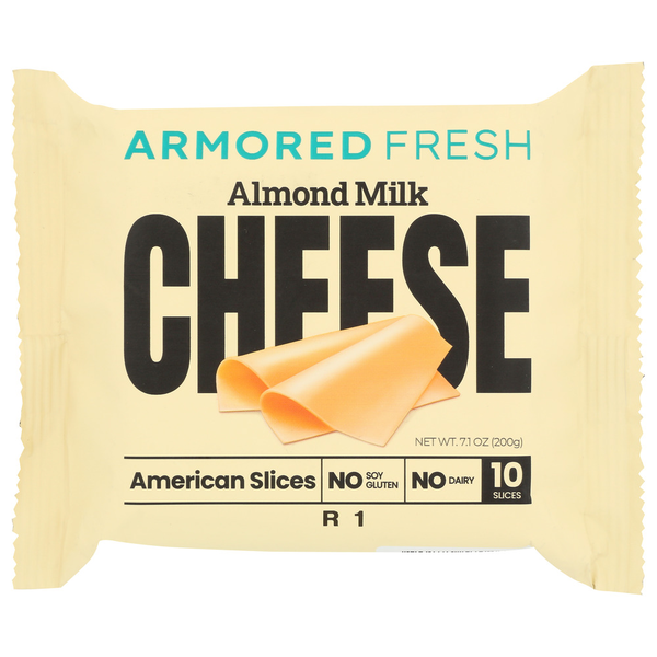 Packaged Cheese Armored Fresh Almond Milk American Cheese Slices hero