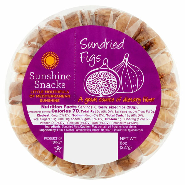 Nuts, Seeds & Dried Fruit Sunshine Snacks Sundried Figs hero