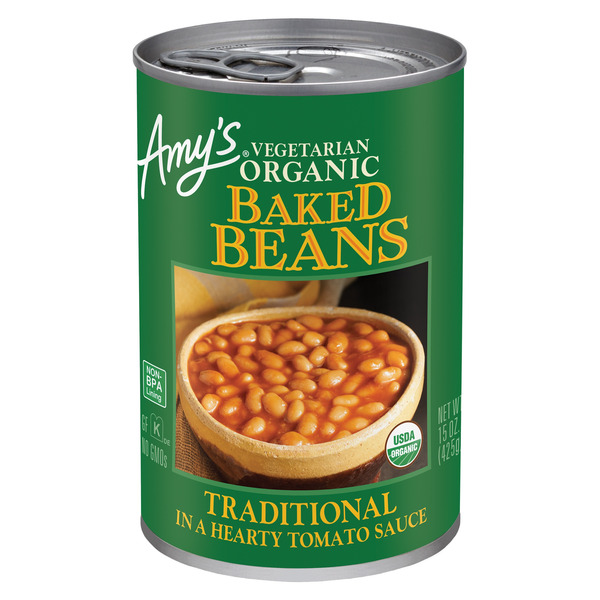 Canned & Jarred Vegetables Amy's Kitchen Traditional Vegetarian Baked Beans hero