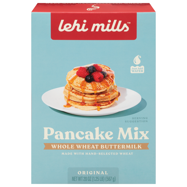 Bakery Desserts Lehi Mills Pancake Mix, Whole Wheat Buttermilk, Original hero