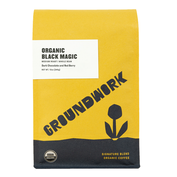 Coffee Groundwork Organic Black Magic, Medium Roast, Whole Bean hero