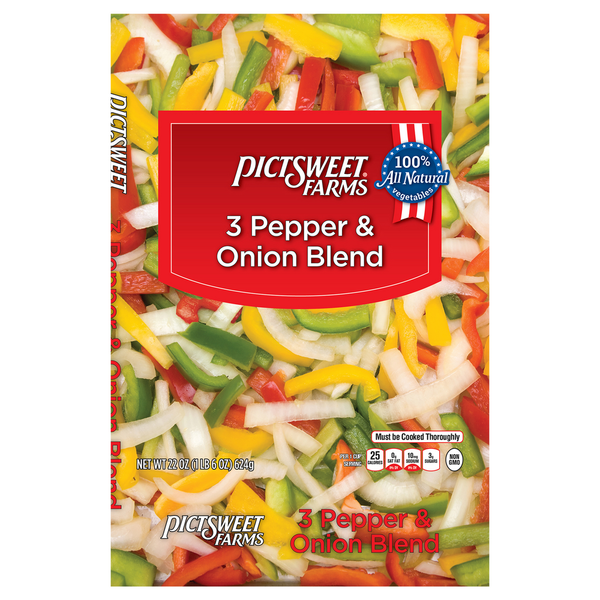 Packaged Vegetables & Fruits Pictsweet Farms 3 Pepper & Onion Blend hero