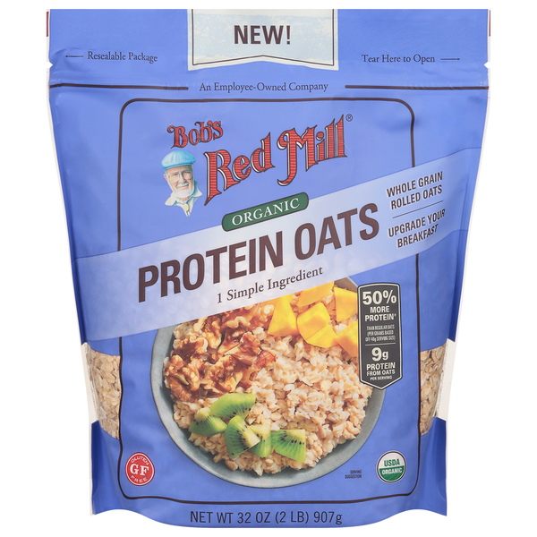 Bob's Red Mill Protein Oats, Organic hero