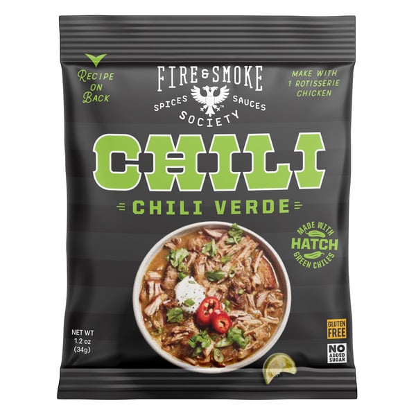 Condiments Fire & Smoke Society Chili Verde Seasoning Mix hero