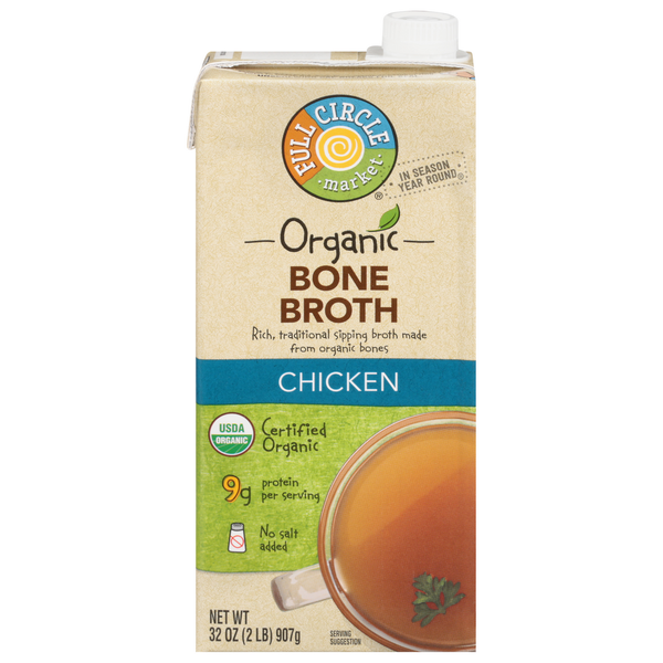 Soup, Broth & Bouillon Full Circle Bone Broth, Chicken hero