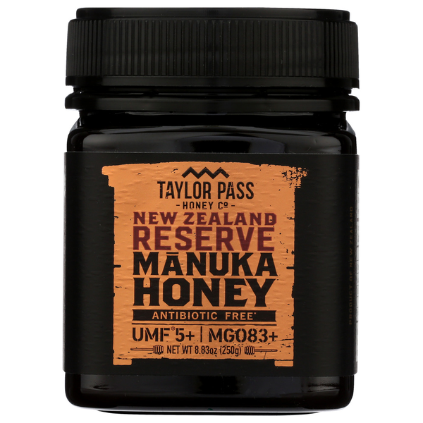 Honeys, Syrups & Nectars Taylor Pass Honey Co Reserve Manuka Umf 5+ Honey hero