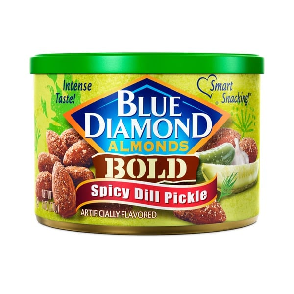 Nuts, Seeds & Dried Fruit Blue Diamond BOLD Almonds, Spicy Dill Pickle hero