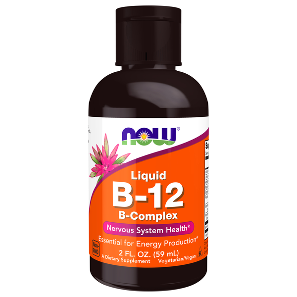 Vitamins & Minerals NOW Vitamin B 12 Complex Liquid hero