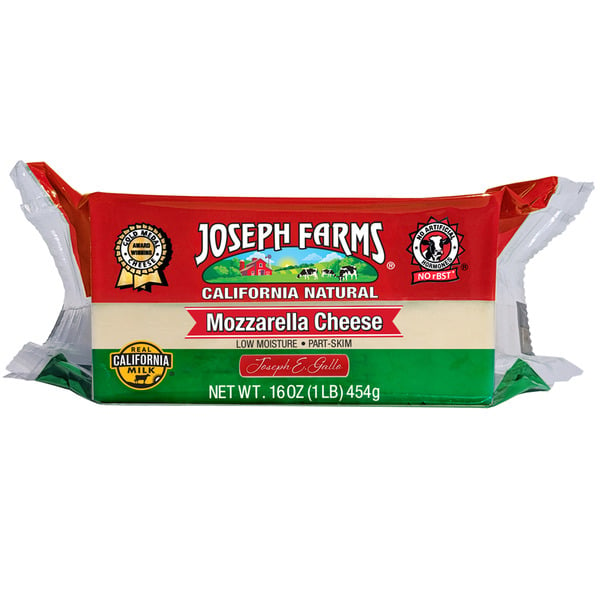 Packaged Cheese Joseph Farms Mozzarella Cheese hero