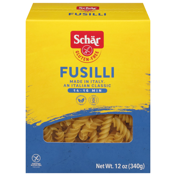 Dry Pasta Schär Fusilli, Gluten-Free hero