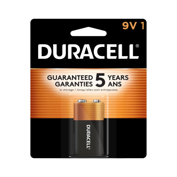 More Household Duracell Coppertop 9V Alkaline Batteries hero