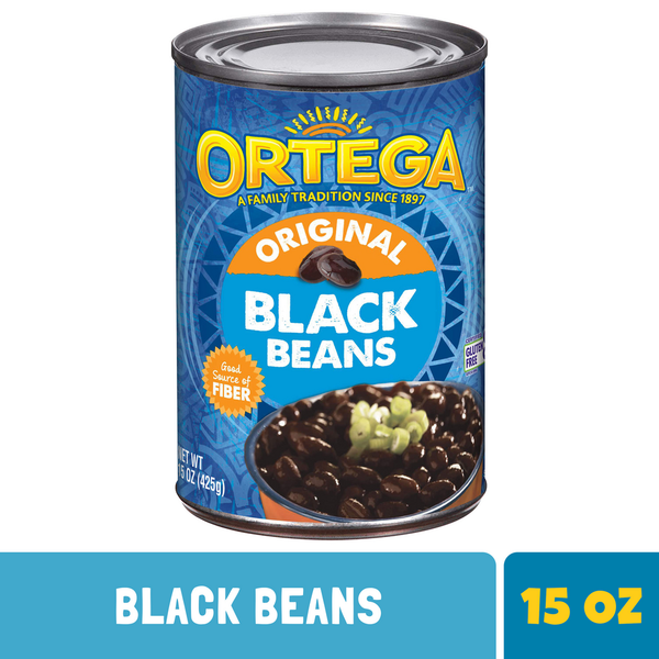 Canned Meals & Beans Ortega Original Black Beans hero