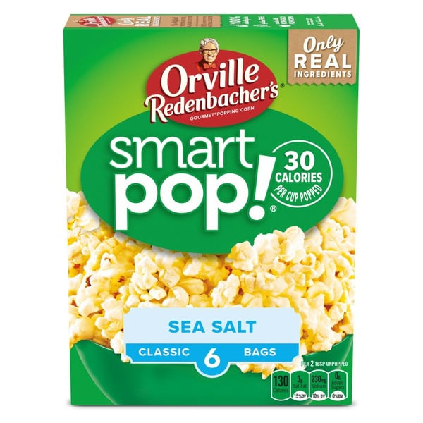 Popcorn & Jerky Orville Redenbacher's Sea Salt Microwave Popcorn hero