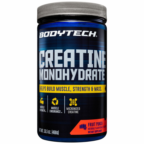 Creatine BodyTech Creatine Monohydrate  -  Fruit Punch (16.5 oz. / 78 Servings) hero