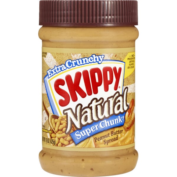 Spreads SKIPPY Super Chunk Natural Peanut Butter Spread hero