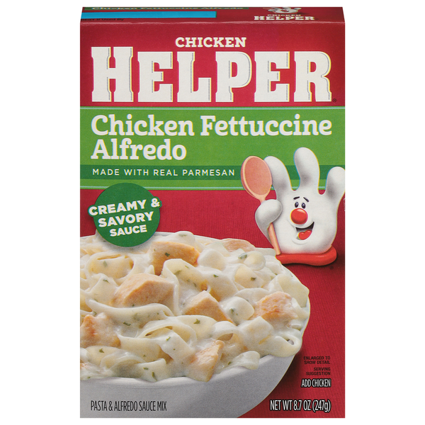 Instant Foods Chicken Helper Chicken Fettuccine Alfredo hero