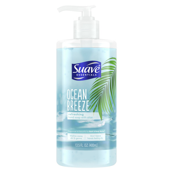 Suave Refreshing Liquid Hand Soap Ocean Breeze hero