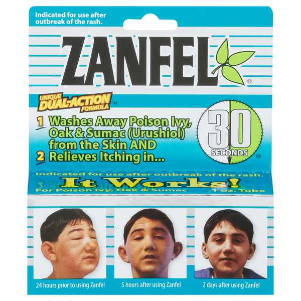 First Aid Zanfel Poison Ivy Wash, Unique Dual-Action Formula hero