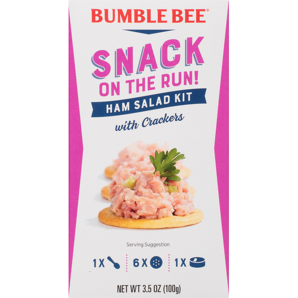 Canned Meat & Seafood Bumble Bee Ham Salad Kit, with Crackers hero