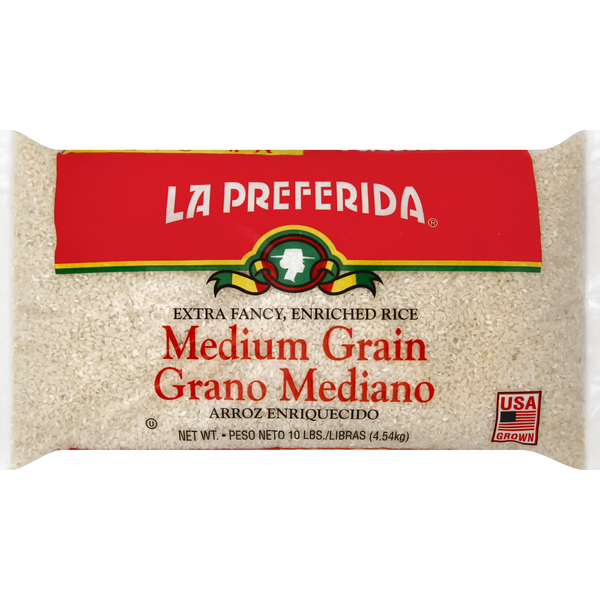 Grains, Rice & Dried Goods La Preferida Rice, Enriched, Extra Fancy, Medium Grain hero