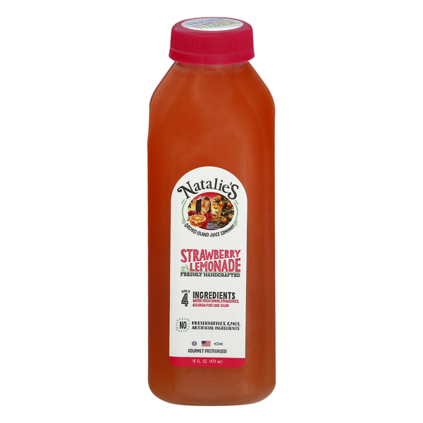 Refrigerated Juice (Produce) Natalie's Lemonade, Strawberry hero