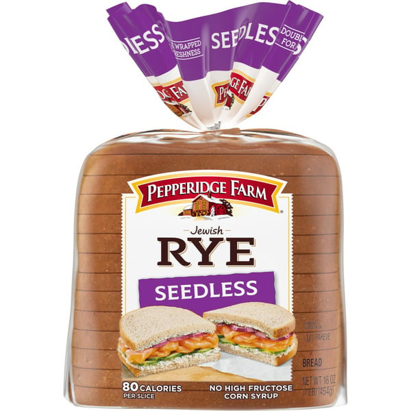 Bread Pepperidge Farm Jewish Rye Seedless Bread hero