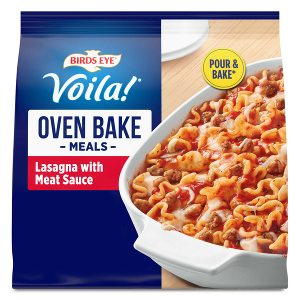 Frozen Meals Birds Eye Voila! Oven Bake Meals Lasagna With Meat Sauce Frozen Meal hero