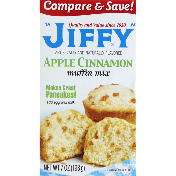 Doughs, Gelatins & Bake Mixes "JIFFY" Muffin Mix, Apple Cinnamon hero