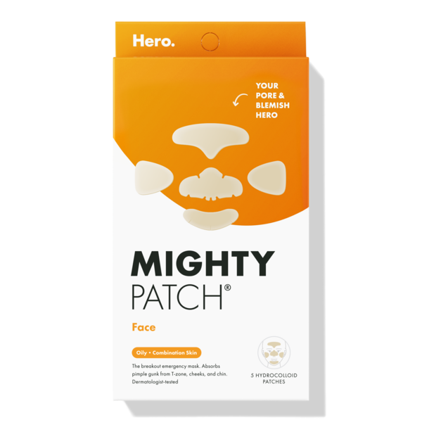 Hero Cosmetics Mighty Patch Mighty Patch Face, XL Hydrocolloid Face Mask for Acne hero