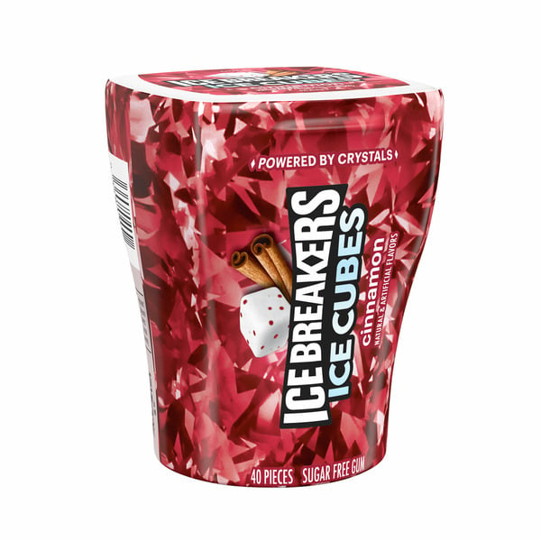 Mint & Gum Ice Breakers Cinnamon Sugar Free Chewing Gum hero