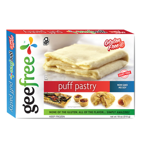 Frozen Breads & Doughs GeeFree Pastry Sheets, Gluten Free, Non GMO, No Soy hero