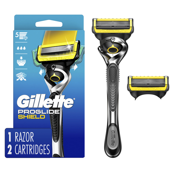 Shave Needs Gillette ProGlide Shield Men's Razor Handle + Blade Refills hero