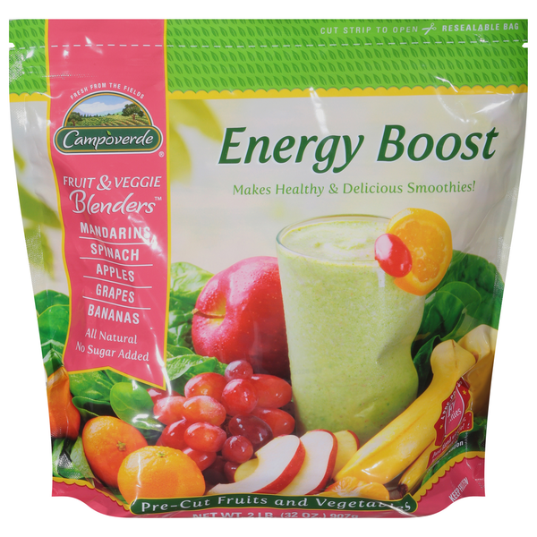 Frozen Vegan & Vegetarian Campoverde Fruit & Veggie Blenders, Energy Boost hero