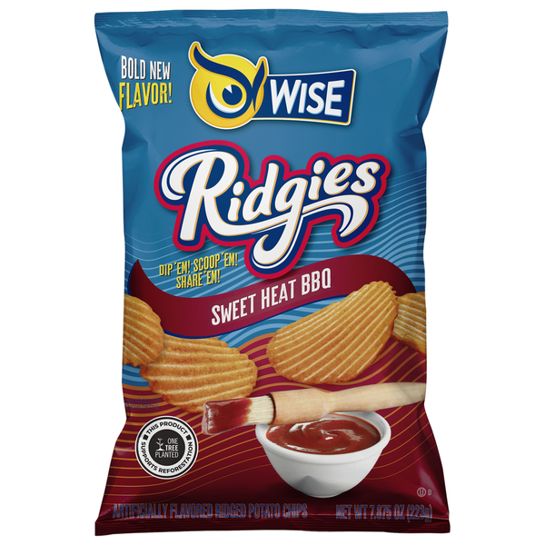 Wise Potato Chips, Sweet Heat BBQ hero