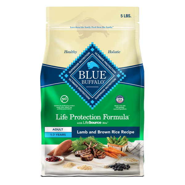 Dog Food & Care Blue Buffalo Life Protection Formula Natural Adult Dry Dog Food, Lamb and Brown Rice hero