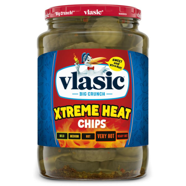 Pickled Goods & Olives Vlasic Sweet Heat Pickle Chips, Medium Spice hero