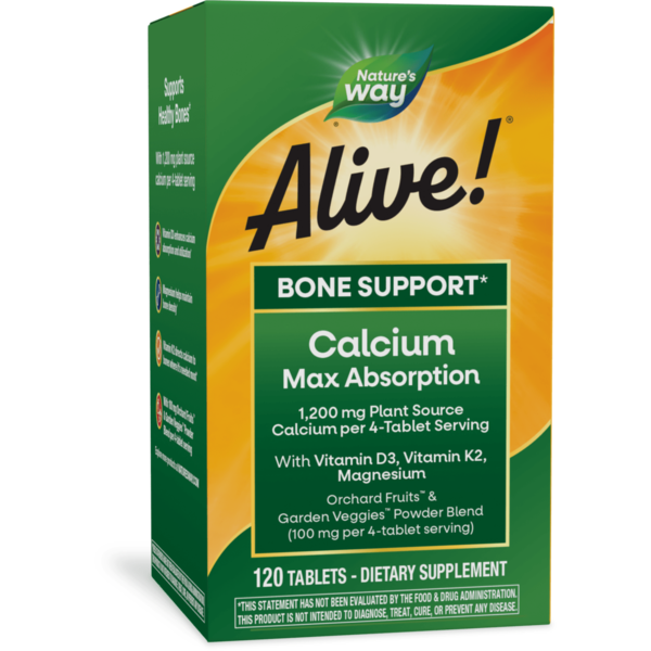 Vitamins & Minerals Nature's Way Alive!® Calcium Bone Support hero