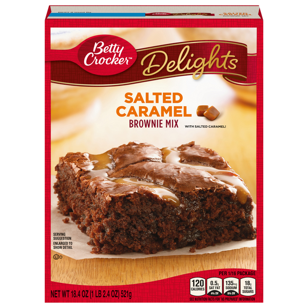 Doughs, Gelatins & Bake Mixes Betty Crocker Brownie Mix, Salted Caramel hero