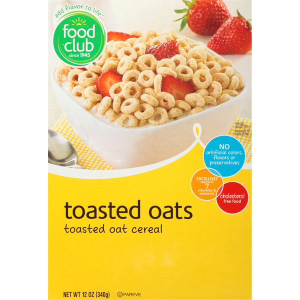 Cereal Food Club Cereal, Toasted Oats hero