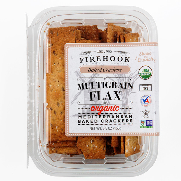 Crackers Firehook Multigrain Flax Organic Baked Crackers hero