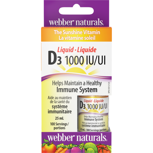 Vitamins & Supplements Webber Naturals Vitamin D3 I000 Iu hero