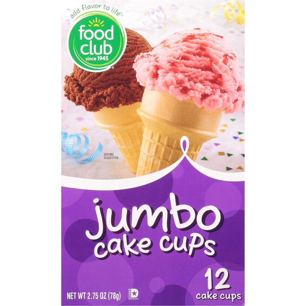 Cookies & Cakes Food Club Cake Cups, Jumbo hero