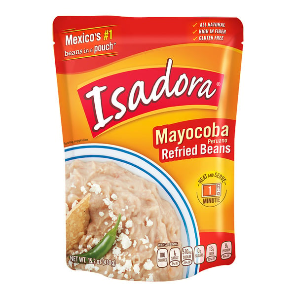 Canned Meals & Beans Isadora Mayocoba Peruano Refried Beans hero