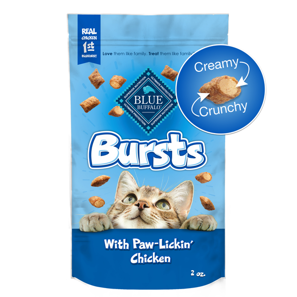 Cat Food & Care Blue Buffalo Bursts Crunchy Cat Treats, Chicken hero