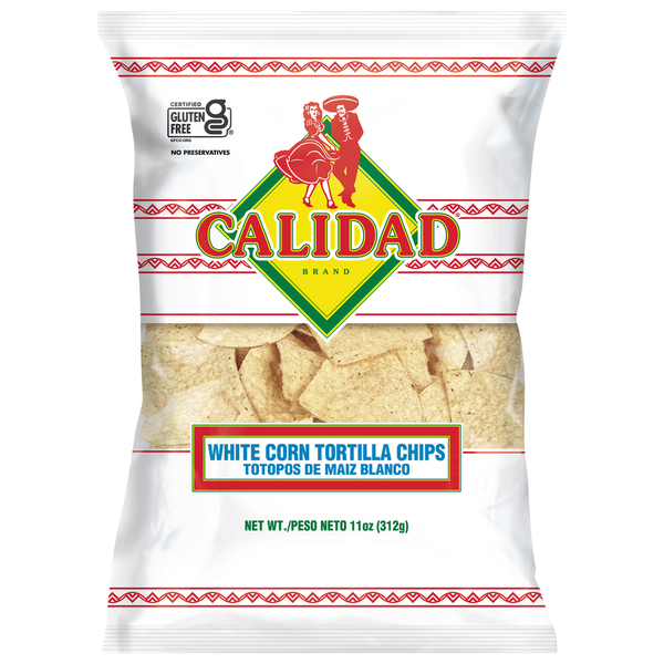 Chips & Pretzels Calidad Tortilla Chips, White Corn hero