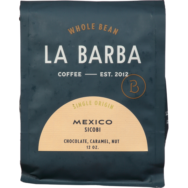 La Barba Coffee, Whole Bean, Mexico Sicobi hero