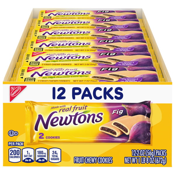 Cookies & Cakes NEWTON Soft & Fruit Chewy Fig Cookies (Fig Bars), Snack Packs hero